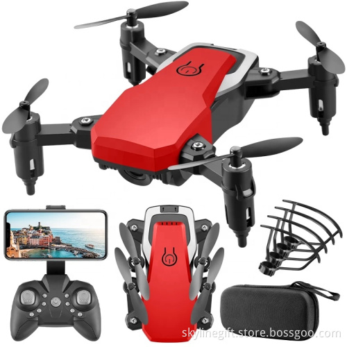 LF606 Mini Drone With Camera HD Wide High Hold Professional RC Helicopter One-Key Return FPV Drones Foldable Quadcopter Kid Toys